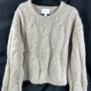 H&M Beige Mohair Sweater